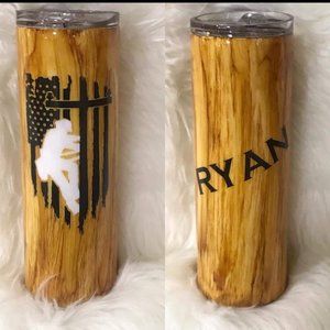 Lineman & Don't tred on me tumblers